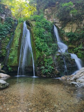 Varvara Waterfalls - a pair of scenic cascades between Varvara and Olympiada, offering a serene natural escape in northern Halkidiki.