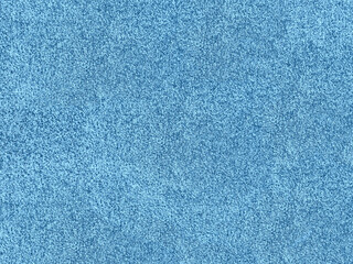 Blue, Detailed textile carpet texture background showing woven plush fabric fibers pattern structure for interior design backdrop material © Ian