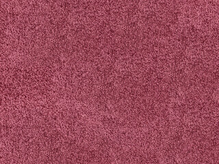 Pink, Detailed textile carpet texture background showing woven plush fabric fibers pattern structure for interior design backdrop material © Ian