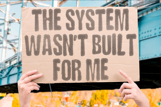 "The system wasn't built for me" Educational and workplace systems exclude neurodivergent needs. SYSTEM. EXCLUSION. DESIGN. ACCOMMODATION. FIT.