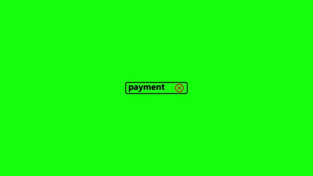 Payment due in red. Suitable for finance, business, tax season.