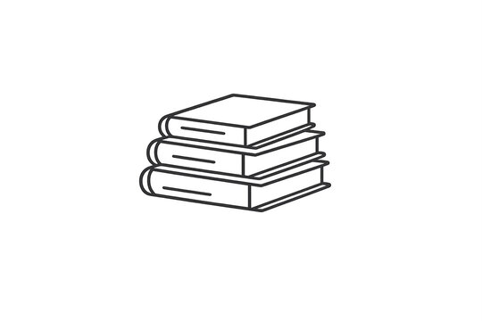 A pile of books.