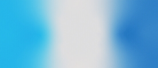Gradient blue background with a central white stripe creates a soft blurred effect abstract color fade smooth transition pastel sky aqua cyan light tone shades
