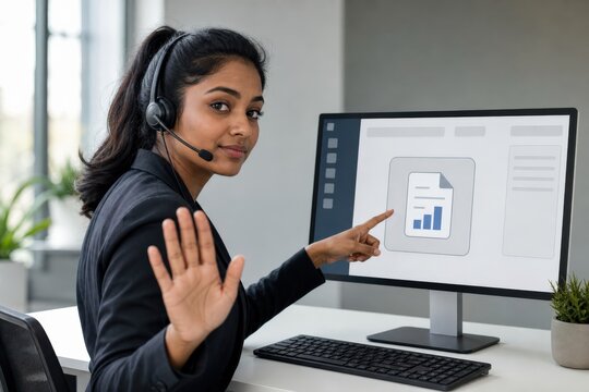 Workplace Phishing Simulation Training - customer service agent flags unusual request during drill