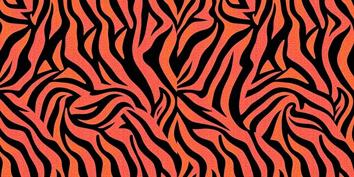 Abstract seamless vector pattern featuring textured zebra skin in modern style,  skin,  style