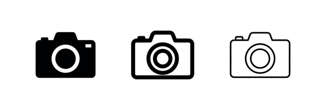 Digital Camera Photography Icon Set