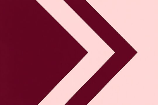 Minimalist geometric chevron pattern, burgundy and pink abstract background, modern corporate graphic design element