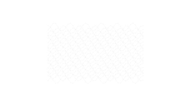 Abstract rectangular data mesh with white nodes and connections for technology website background.