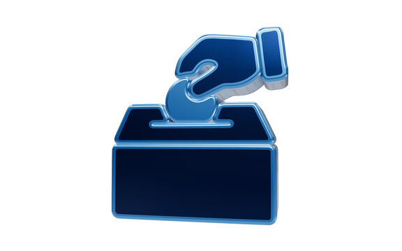 Donation icon: A stylized 3D icon depicts a hand dropping a coin into a donation box, symbolizing charity and financial contribution.