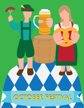 Oktoberfest is the world's largest Volksfest, combining a massive beer festival and a fun fair held annually in Munich, Germany.