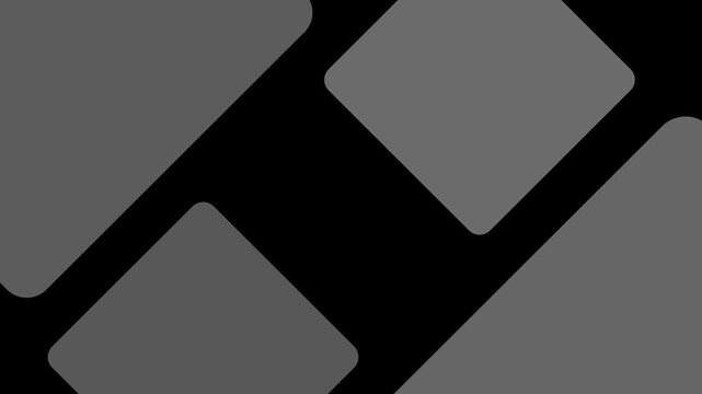 Looping animation of scaling grey squares.
