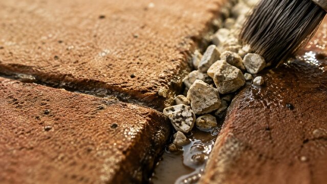 Cleaning Brick Grout Line