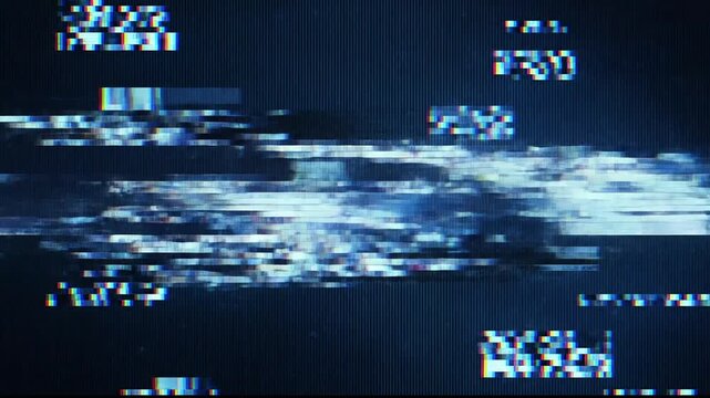 Digital glitch and pixelation effects showcasing technology disruptions and data corruption in modern visual displays