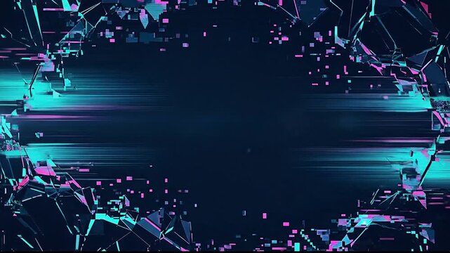 Futuristic digital network visualization showcasing interconnected glowing data points and vibrant laser-like lines