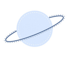 Minimalist Saturn © Annisaaart 