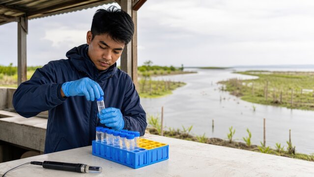 Salinity Sample Handling in Salt Marsh Restoration Monitoring