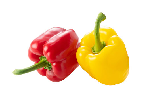 Paprika on a white background