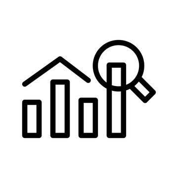 Analytics Icon Vector Symbol Design Illustration