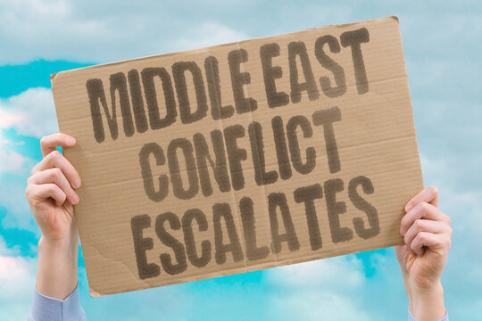 "Middle East Conflict Escalates" Tensions spike across region as diplomatic efforts stall. CONFLICT. REGIONAL. MILITARY. DIPLOMATIC. CRISIS.