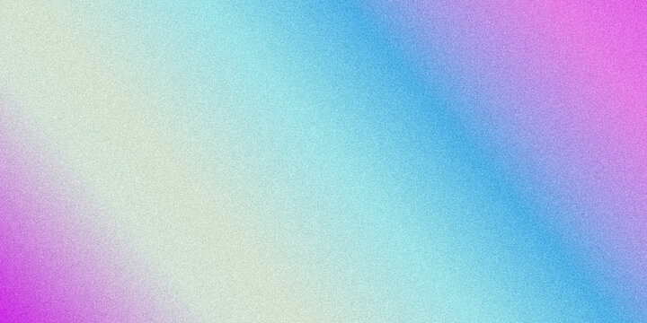 Soft pastel holographic grain noise gradient backdrop for trendy aesthetic cosmetic packaging.