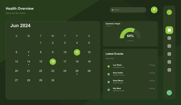 Pulova Admin Dashboard UI Kit - Modern Colorful UI UX Vector Template for Web & App