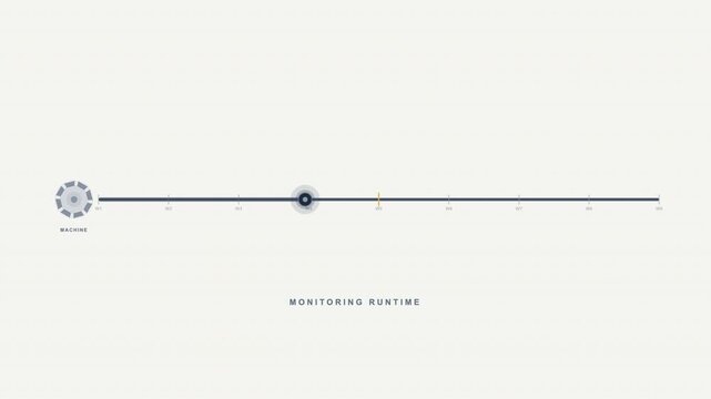 Websites, software, and apps, this graphical slider bar element enhances digital monitoring interfaces with a minimalist user control design.
