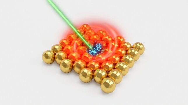 3D Microscopic Diagram of Signal Amplification in a SERS Nanosensor