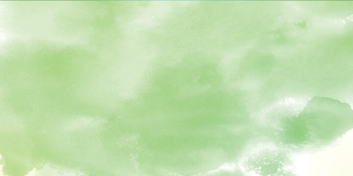 Soft Green Watercolor Abstract Texture Background Image