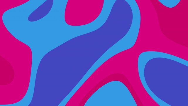 Abstract glowing background with multicolored blurred gradients moving