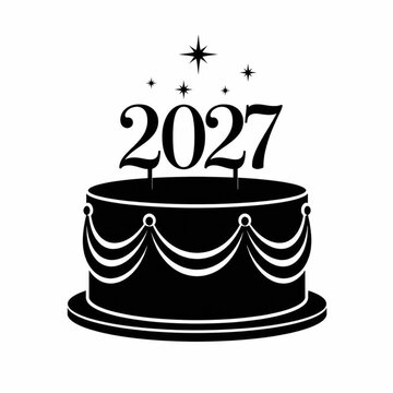 black cake vector 