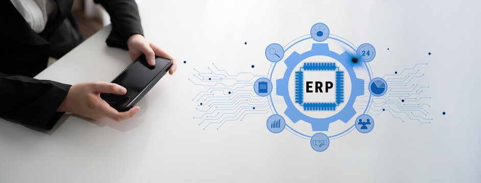 Enterprise Resource Planning (ERP) system for business process management. This ERP software solution integrates core business functions for efficiency. Motif