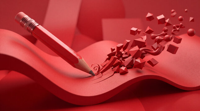Pencil Shaping Abstract Ideas
