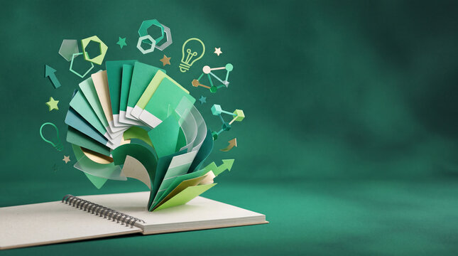 Notebook Ideas Creative Thinking Concept