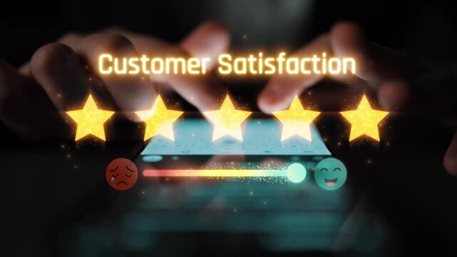 Customer satisfaction measures experience. Customer satisfaction improves service, builds loyalty, customer enhances trust, and customer satisfaction drives feedback. Marrow