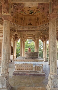 The 84 Pillar Cenotaph in Bundi, Rajasthan, India