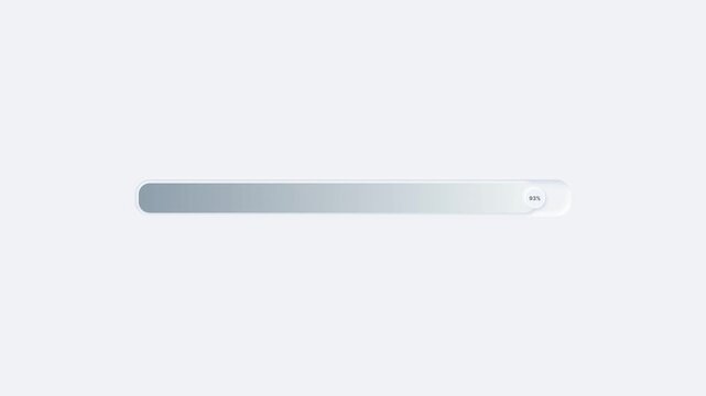 Abstract loading bar animation with subtle movement and clean design