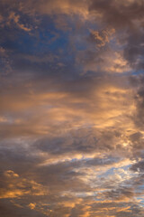 Fototapeta premium sunset sky with clouds