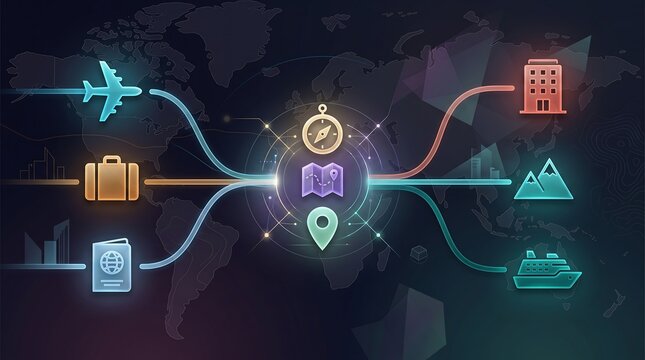 Travel planning and global navigation ecosystem with integrated logistics and tourism services for efficient trip management in a digital transformation era of modern tourism industry