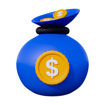 Money Bag 3D Icon