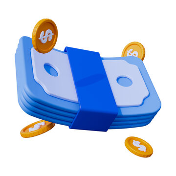 Cash Money 3D Icon