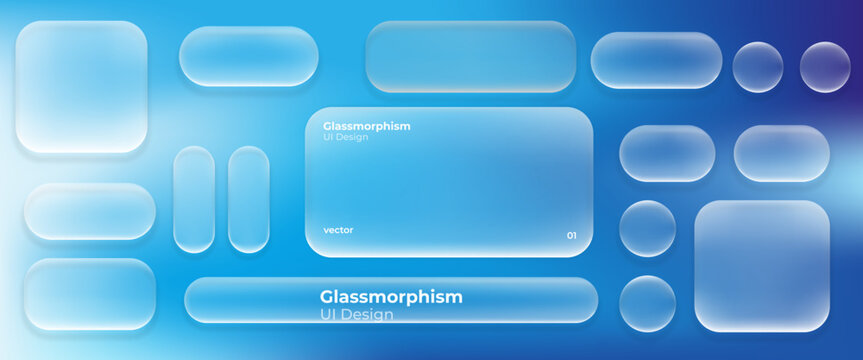 Liquid glass morphism frame with transparent button and rectangle shape. 3D UI effect with bubble light icon on glassmorphism background. Transparent text box design for modern interface element