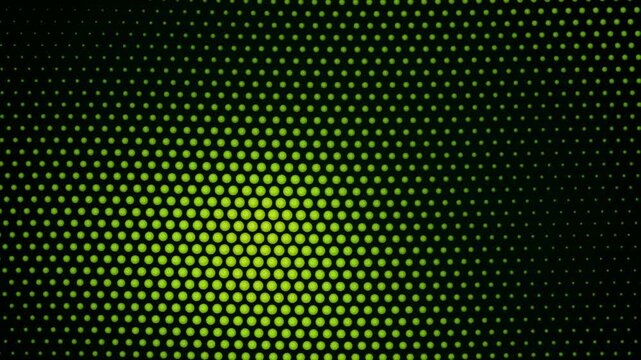 Abstract yellow glowing dots pattern on a dark black background creating a modern digital tech texture for graphic design and creative wallpaper backdrop projects 4k Motion Video