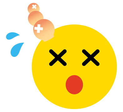 たんこぶのイラスト