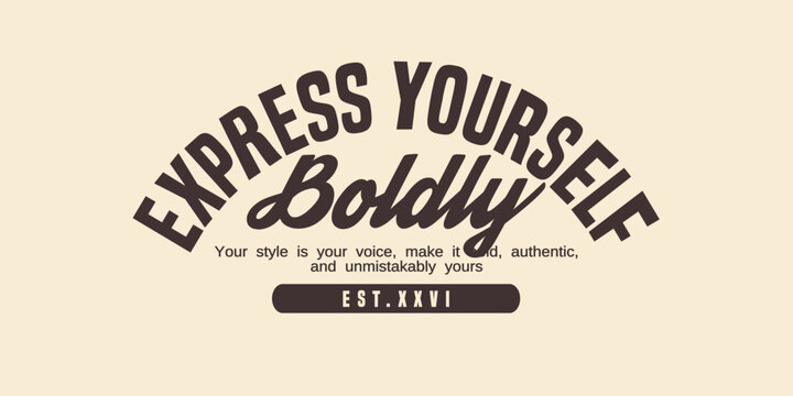 Retro vintage typography streetwear design. Clothing slogan typography for print, jersey, tee, hat, t-shirt, sweatshirt, hoodie, wall art for clothing brand design - Vector