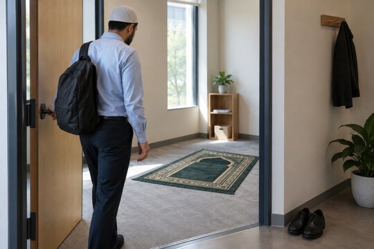 Quiet Ramadan Prayer Space At Workplace
