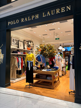 Hanoi, Vietnam - September, 5, 2026: A stylish retail store showcasing Polo Ralph Lauren clothing. 
