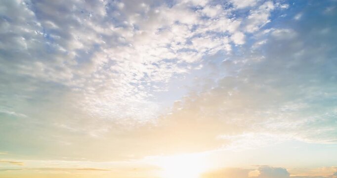 4k Aerial time lapse of Cloud with sunset sky background in Thailand,Cloudscape time lapse background Dark red purple sunset sky Nature background	
