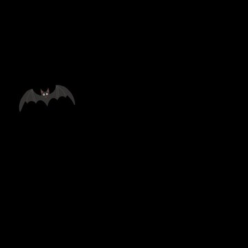 Template Motion graphic flipbook of bat flying with cartoon design on png transparent 