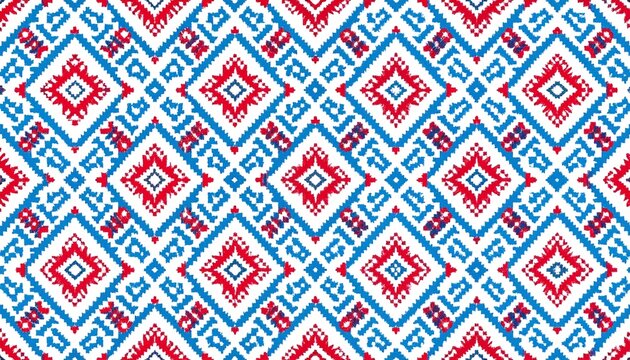 Indigenous Latin American Tribal Textile Seamless Vector Pattern Collection.