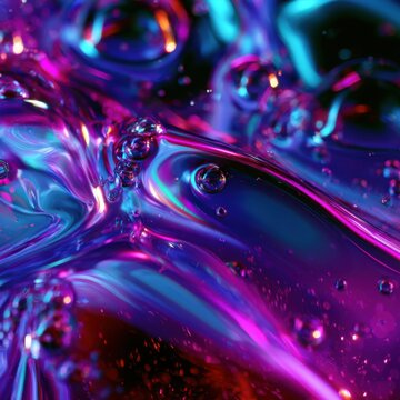 Cinematic Fluid Art With Vivid Colors and Textures